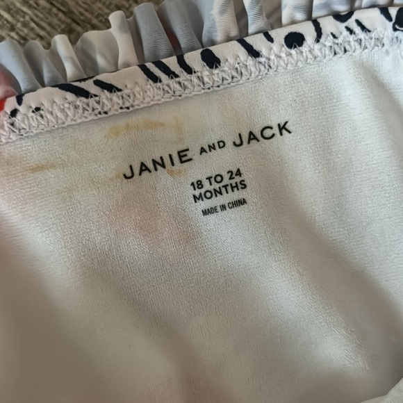 18-24m Janie and Jack Patriotic One-Piece Bathing Suit - Picture 3 of 3